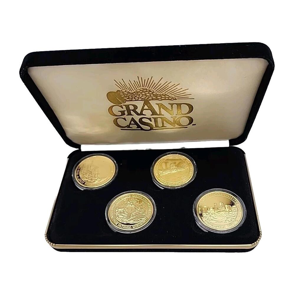 Grand Casino Hinkley Minnesota 1998 1999 24K Gold Coins Split Rock Minneapolis